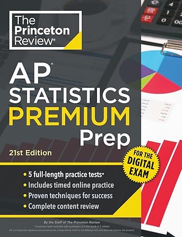 Princeton Review AP Statistics Premium Prep, 21st Edition
