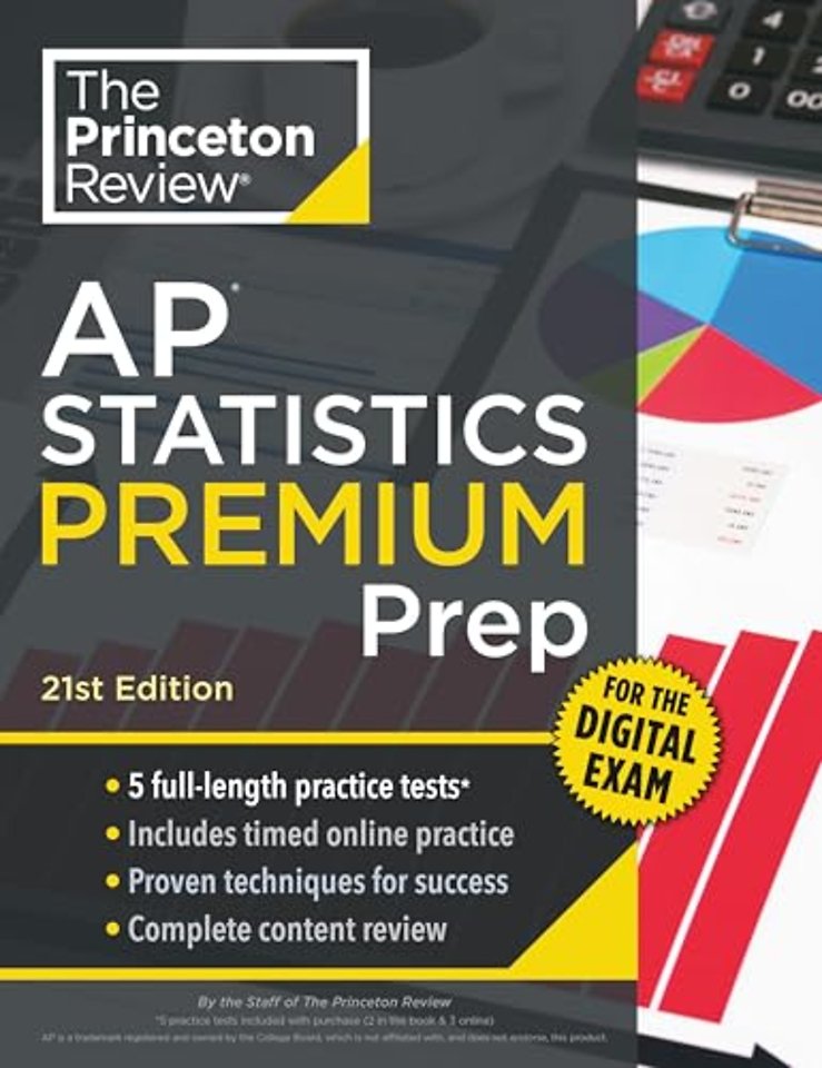 Princeton Review AP Statistics Premium Prep, 21st Edition