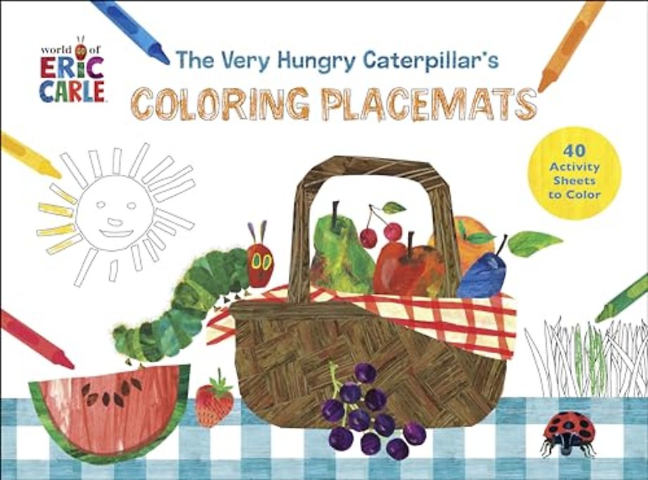 The Very Hungry Coloring Placemats