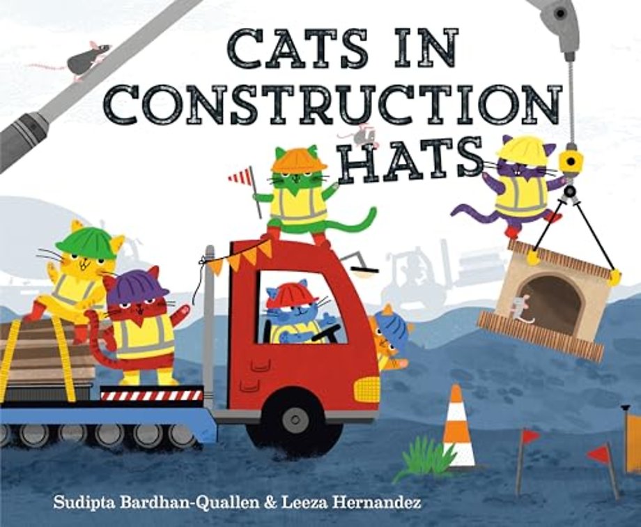 Cats in Construction Hats