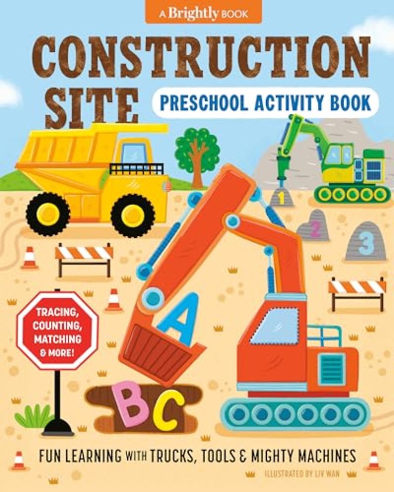 Construction Site Preschool Activity Book