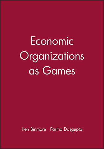 Economic Organizations as Games
