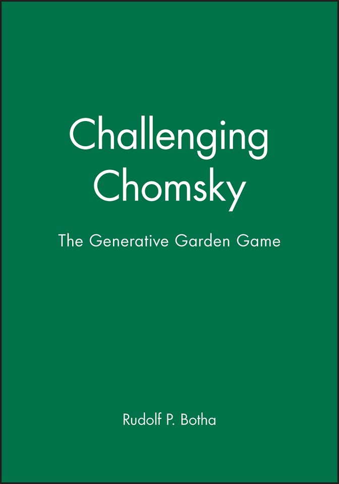 Challenging Chomsky