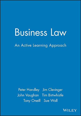 Business Law – An Active Learning Approach