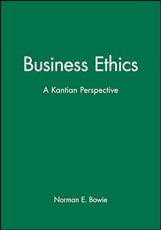 Business Ethics: A Kantian Perspective