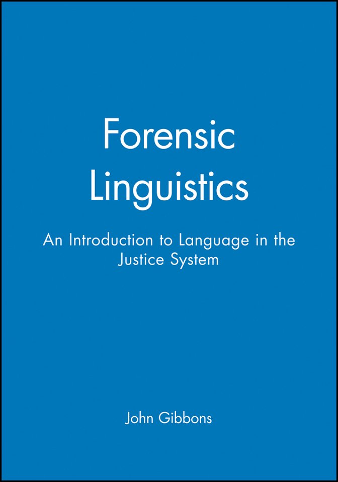 Forensic Linguistics
