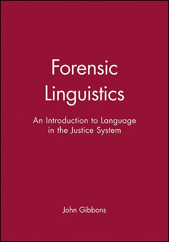 Forensic Linguistics