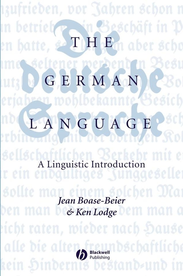 The German Language: A Linguistic Introduction