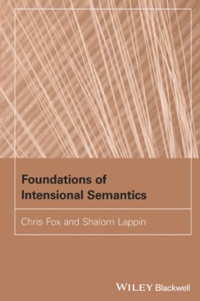 Foundations of Intensional Semantics