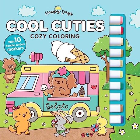 Cool Cuties: Cozy Coloring Kit