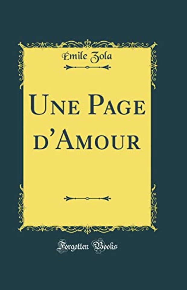 Une Page d'Amour (Classic Reprint)