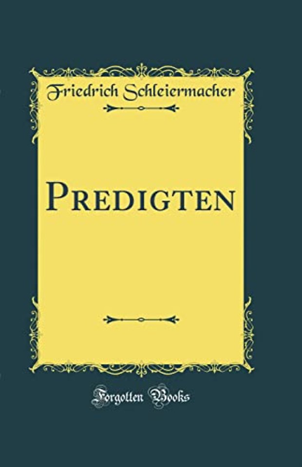 Predigten (Classic Reprint)