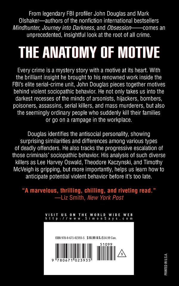 The Anatomy of Motive