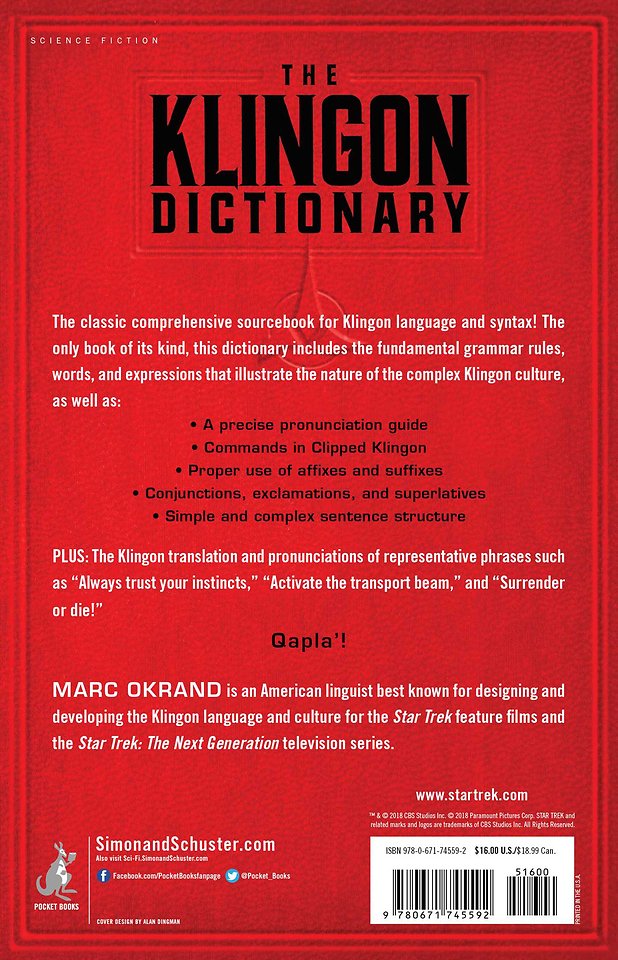 Klingon Dictionary