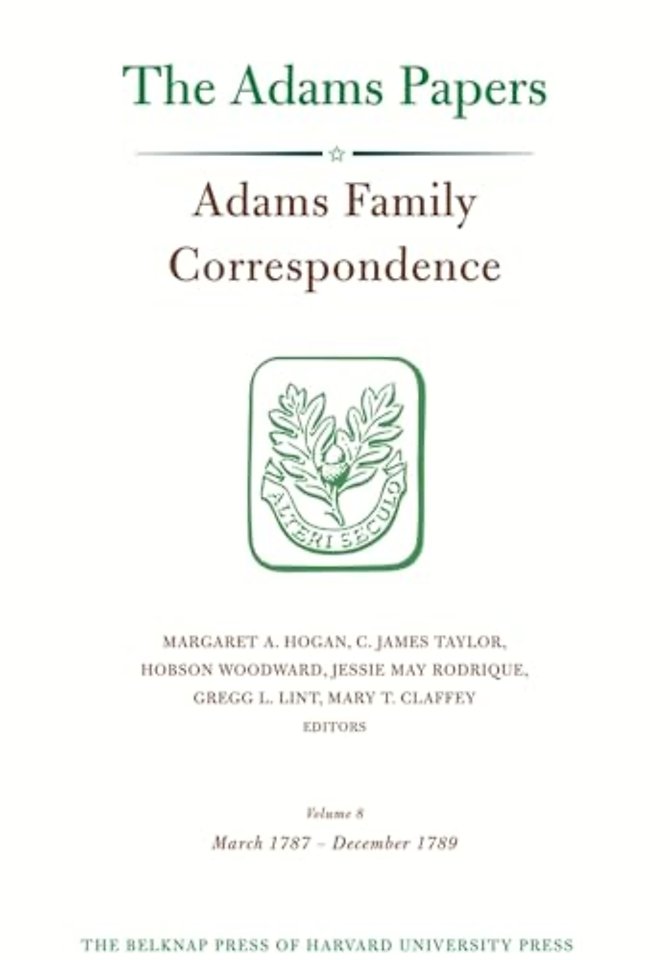 Adams Family Correspondence, Volume 8