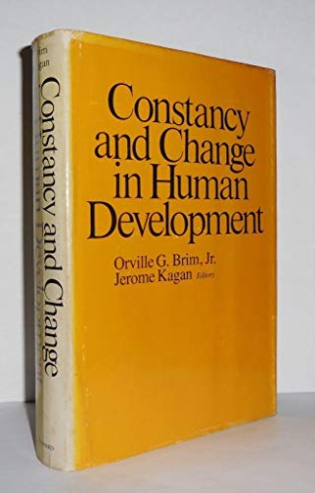 Constancy and Change in Human Development