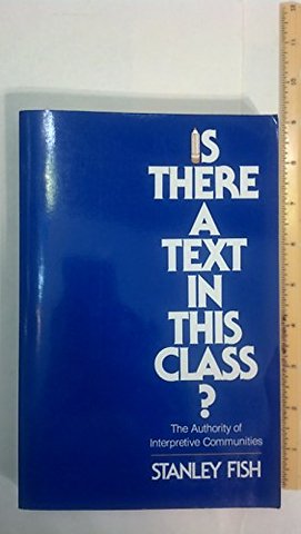 Is There a Text in This Class?