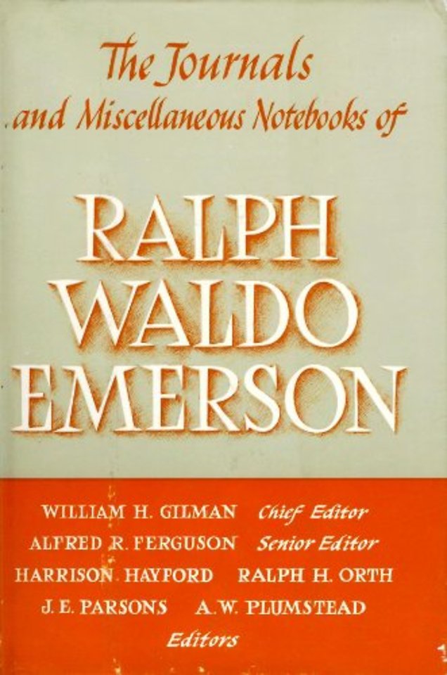 Journals and Miscellaneous Notebooks of Ralph Waldo Emerson