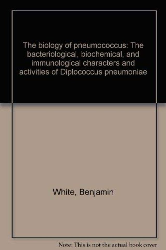 Pnuemonia – The Biology of the Pneumococcus 2 V Set