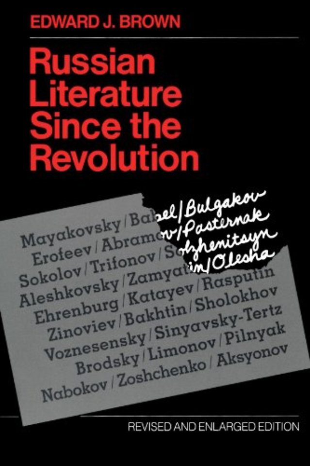Russian Literature Since the Revolution