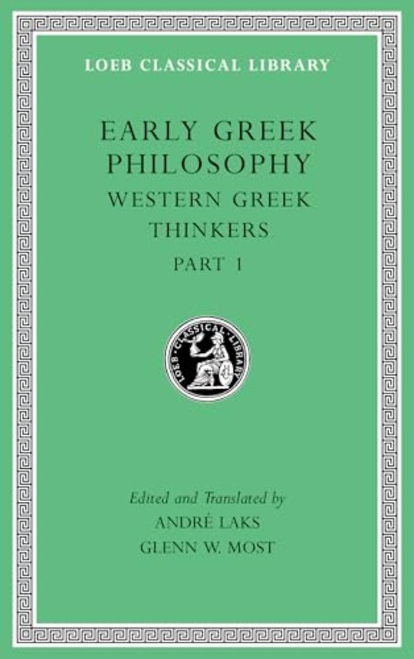 Early Greek Philosophy, Volume IV