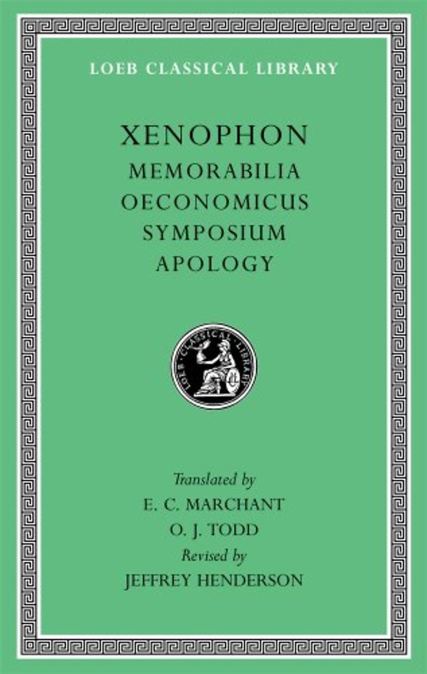 Memorabilia. Oeconomicus. Symposium. Apology L168