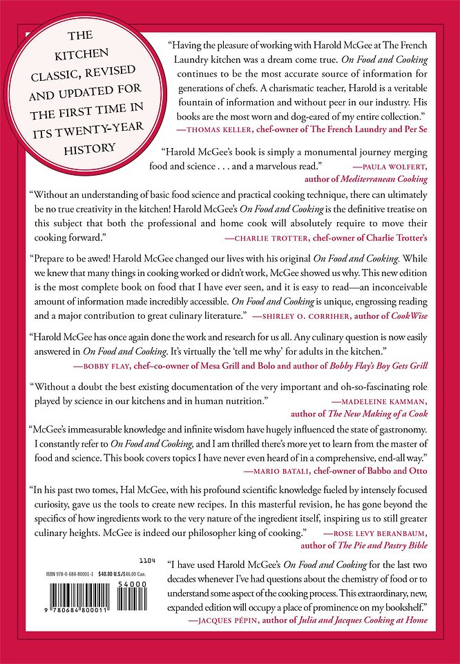 On Food and Cooking