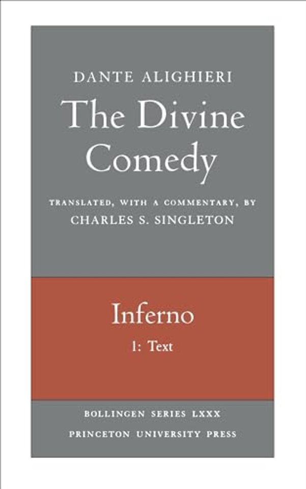 The Divine Comedy, I. Inferno, Vol. I. Part 1