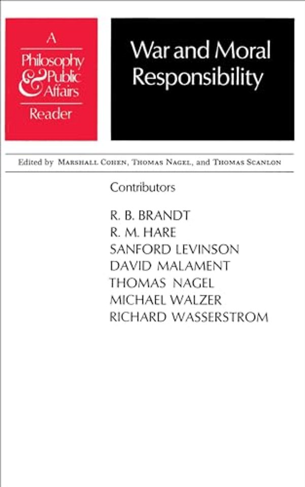 War and Moral Responsibility