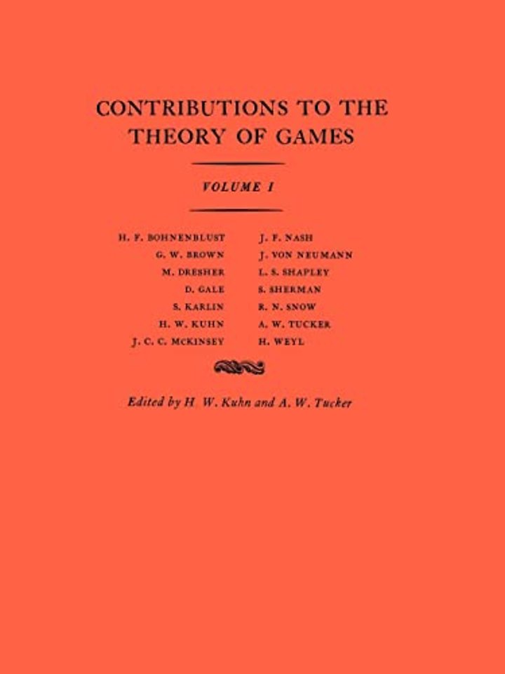 Contributions to the Theory of Games, Volume I