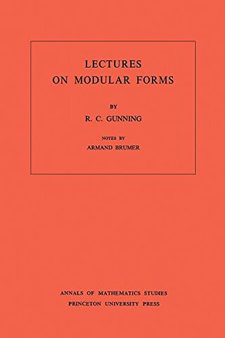 Lectures on Modular Forms