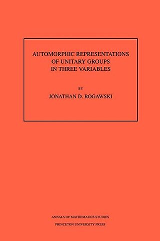 Automorphic Representation of Unitary Groups in Three Variables