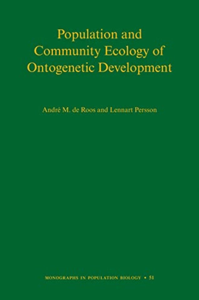 Population and Community Ecology of Ontogenetic Development