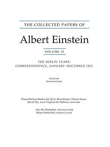 The Collected Papers of Albert Einstein, Volume 12 (English)