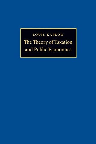 The Theory of Taxation and Public Economics