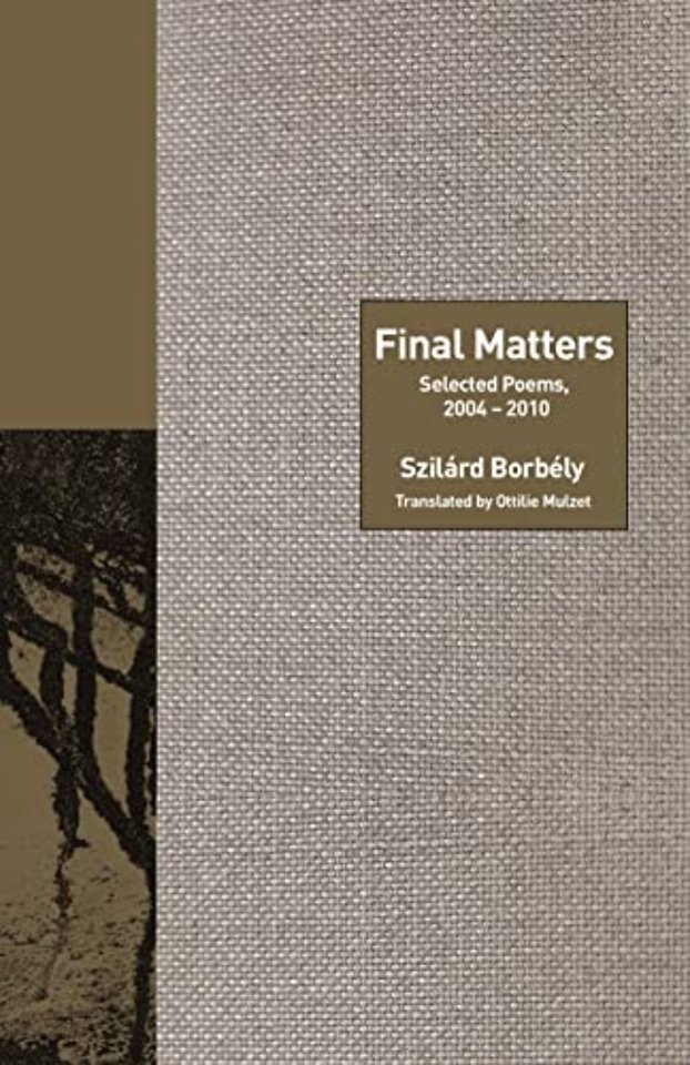 Final Matters – Selected Poems, 2004–2010