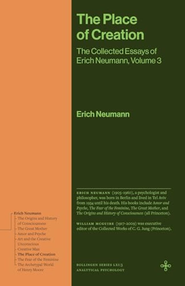 Place of Creation – The Collected Essays of Erich Neumann, Volume 3
