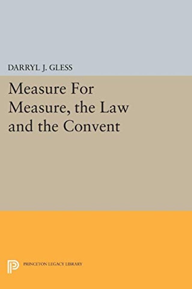 Measure For Measure, the Law and the Convent