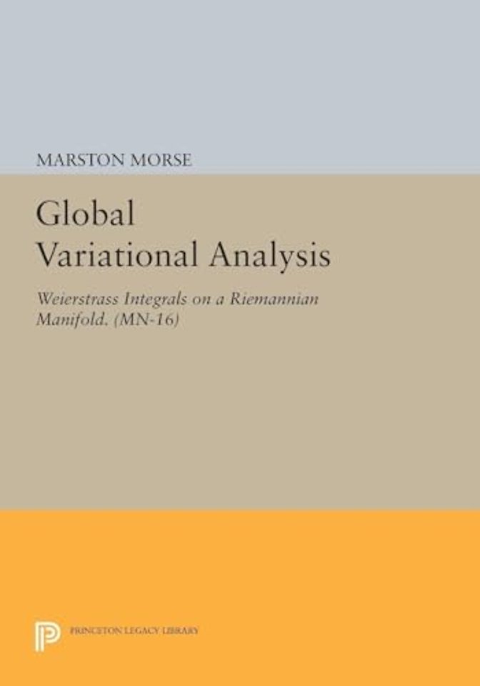 Global Variational Analysis – Weierstrass Integrals on a Riemannian Manifold