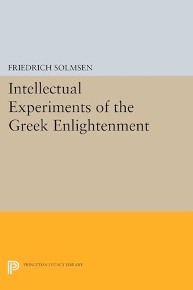 Intellectual Experiments of the Greek Enlightenment