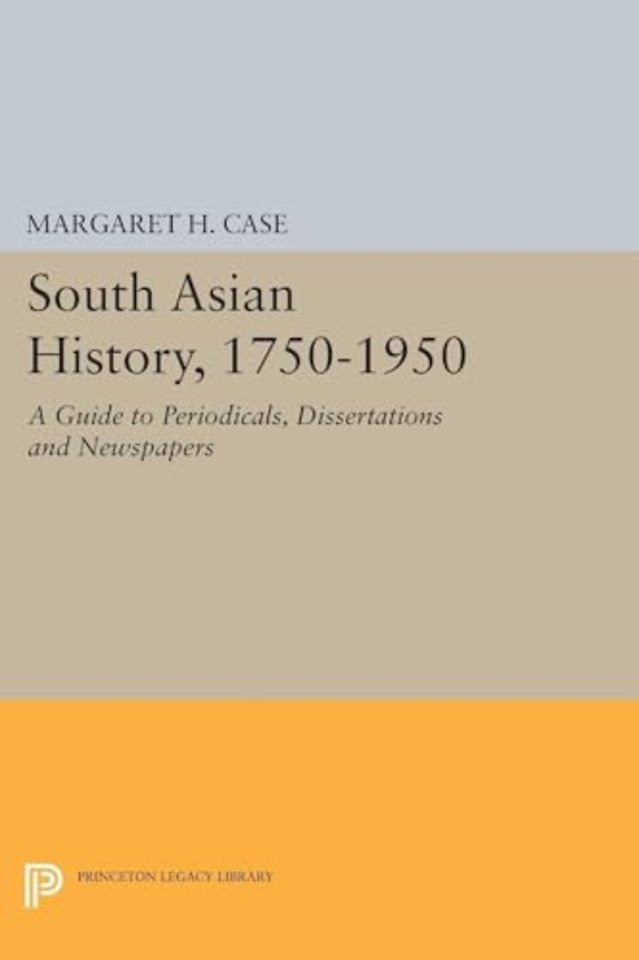 South Asian History, 1750-1950