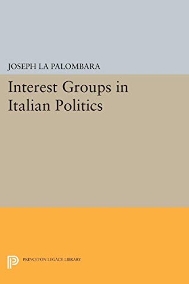 Interest Groups in Italian Politics
