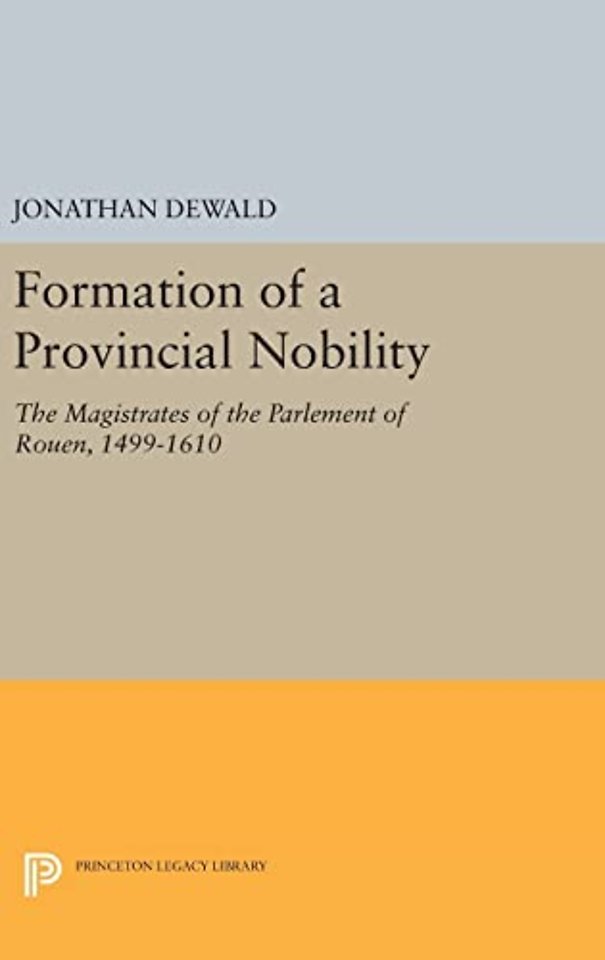 Formation of a Provincial Nobility