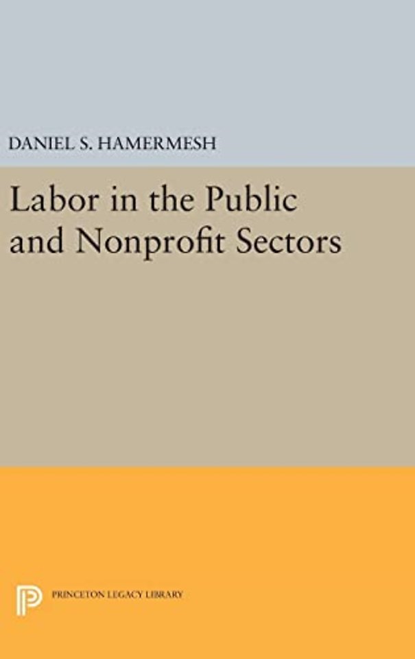 Labor in the Public and Nonprofit Sectors