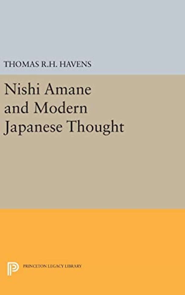 Nishi Amane and Modern Japanese Thought