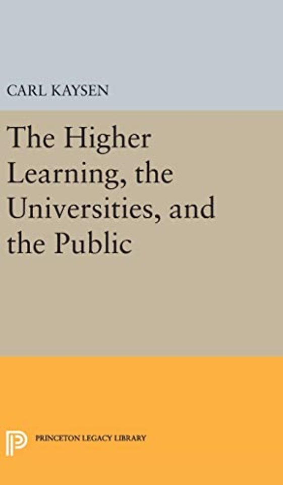 The Higher Learning, the Universities, and the Public