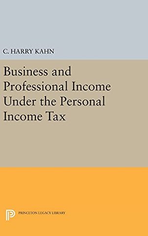 Business and Professional Income Under the Personal Income Tax