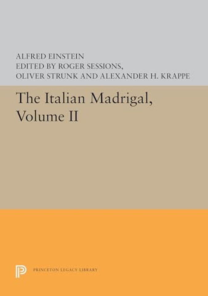 Italian Madrigal – Volume II
