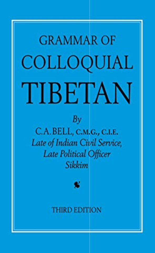 Grammar of Colloquial Tibetan