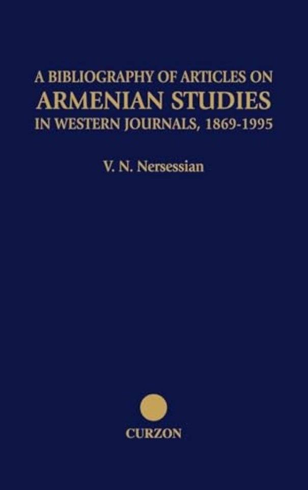 Bibliography of Articles on Armenian Studies in Western Journals, 1869-1995